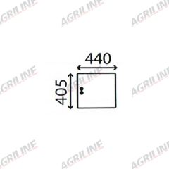Cab Glass- Sliding Lower Rear- Clear suitable for Ford &amp; Fordson -  83932012