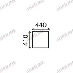 Cab Glass- Fixed Lower Rear- Clear suitable for Ford &amp; Fordson -  83932013