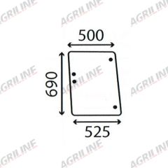 Cab Glass- Side Window - Green Tint suitable for Massey Ferguson -  3302705M4  3302705M5