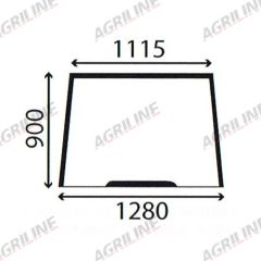 Cab Glass- Front Window - Green Tint suitable for Massey Ferguson -  3902148M1