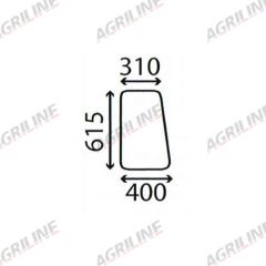 Cab Glass- Fixed Side Window- Clear suitable for Massey Ferguson - 1862346M1