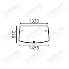 Cab Glass - Rear Window suitable for John Deere - AL212195