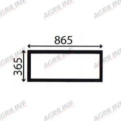 Cab Glass- Lower Rear - Clear suitable for Case International -  1981934C1