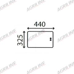Cab Glass - Sliding Lower Rear - K303707 suitable for Case International -  K303707