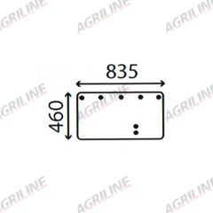 Cab Glass- Lower Rear - 1328504C1 suitable for Case International -  1328504C1