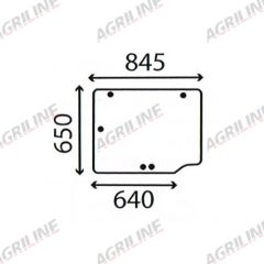 Cab Glass - Rear Window - 126317A2 suitable for Case International - 126317A2