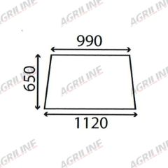 Cab Glass- Rear Window - Clear suitable for John Deere -  AL28056