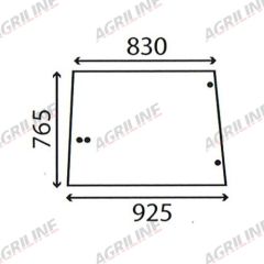 Cab Glass LH/RH -  Side Window - Green Tint suitable for John Deere -  L57977
