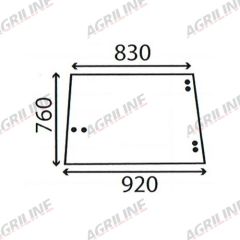Cab Glass LH/RH - Side Window - Clear suitable for John Deere - L39246