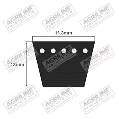 Fan Belt - XPB1400 - 3817582M1 suitable for Massey Ferguson -  3817582M1  3815255M2