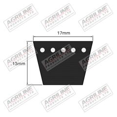 Fan Belt suitable for Massey Ferguson -  1447695M91  3617180M91  3640473M1
