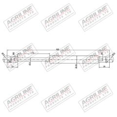 Gas Stay Door - 818667743 suitable for New Holland -