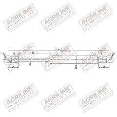 Gas Stay- Door suitable for Case International - 1977416C1