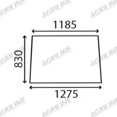 Cab Glass- Front Window - Clear suitable for Zetor -  59117937