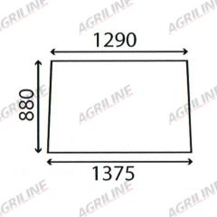 Cab Glass- Front Window - Clear suitable for Zetor -  69117950