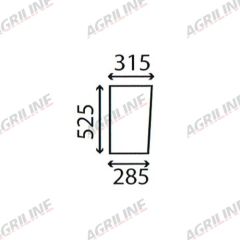 Cab Glass- Lower Front - Clear suitable for Zetor -  59117938