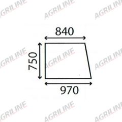 Cab Glass-Side Window - Clear suitable for Zetor -  59117907