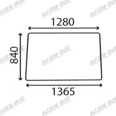Cab Glass- Front Window - Clear suitable for Zetor -  67827961
