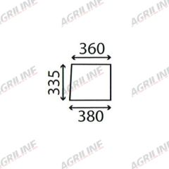 Cab Glass- Lower Front - Clear suitable for Zetor -  67827959