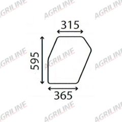 Cab Glass- Lower Door - Clear suitable for Zetor -  67827918