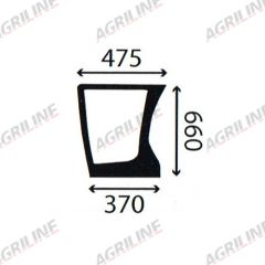 Cab Glass-RH Lower Front suitable for Deutz -  4429884