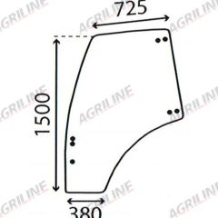 Cab Glass- LH Door suitable for Deutz -  04418951/10