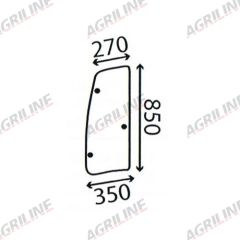 Cab Glass- RH Opening Side Window-Green Tint suitable for Deutz -  4418829