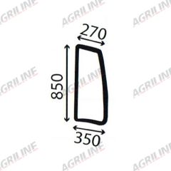 Cab Glass- LH Side Window-Green Tint suitable for Deutz -  4424512