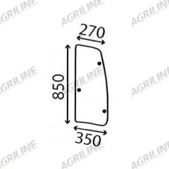 Cab Glass- LH Opening Side Window-Green Tint suitable for Deutz -  4418828