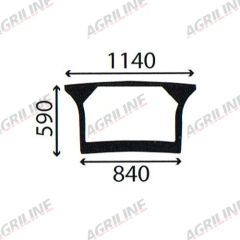 Cab Glass- Lower Rear-Green Tint suitable for Deutz -  4418956