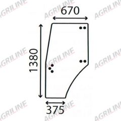 Cab Glass- LH Door- Clear suitable for Deutz -  000977000/40