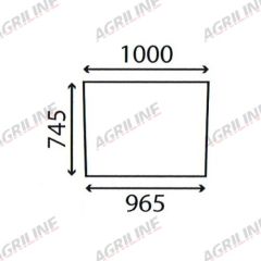Cab Glass- Front Window- Clear suitable for Deutz - 092342100/30