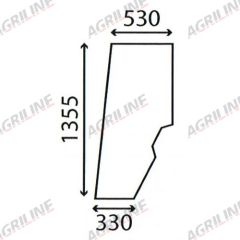 Cab Glass-Door– Bronze suitable for Deutz - 09342120/20