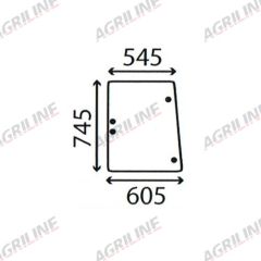 Cab Glass- Side Window– Bronze suitable for Deutz - 092342140/20
