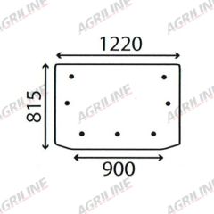 Cab Glass - Lower Rear - 92342730 suitable for Deutz - 92342730