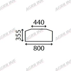 Cab Glass-Lower Rear– Bronze suitable for Deutz - 092342160/20