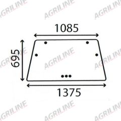 Cab Glass- Front Window- Clear suitable for Deutz -  4363390