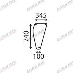 Cab Glass- Lower Front - Clear suitable for Deutz -  4375964
