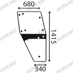 Cab Glass- RH Door- Green Tint suitable for Deutz -  4358530