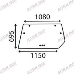 Cab Glass- Rear Window- Green Tint suitable for Deutz -  4363899