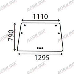 Cab Glass- Front Window- Clear suitable for Deutz -  4354075