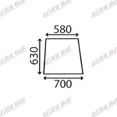 Cab Glass- Top Door suitable for Deutz -  4354136