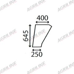 Cab Glass- Lower Door- Clear suitable for Deutz -  4354137