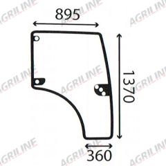 Cab Glass- RH Door- Green Tint suitable for Deutz -  001422970/10