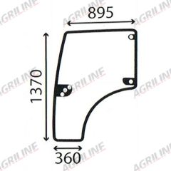Cab Glass-LH Door- Green Tint suitable for Deutz -  001422960/10