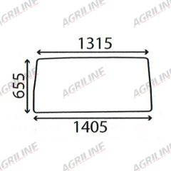 Cab Glass- Front Window- Clear suitable for Fiat -  5113401