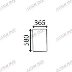 Cab Glass- Lower Front- Green Tint suitable for Fiat -  5117688