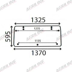 Cab Glass - Rear Window - 5113403 suitable for Fiat -  5113403
