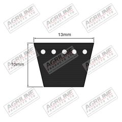 Fan Belt suitable for Massey Ferguson - 3780616M91