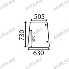 Cab Glass-Side Window- Clear suitable for John Deere -  L60335